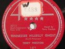 country 78 RPM TERRY PRESTON Tennessee Hillbilly Ghost Jezebel 4 STAR HEAR