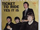 Rock 45 BEATLES Ticket To Ride CAPITOL picture sleeve