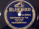 jazz 78 RPM ARTIE SHAW Nightmare BLUEBIRD V+ non stop flight art night mare