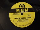 Who's Sorry Now / You Were Only Fooling - Connie Francis - Rock - 1957 - MGM