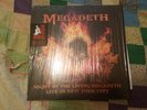 MEGADETH NIGHT OF THE LIVING MEGADETH LP LIVE IN NY CITY RED VINYL NEW/OPEN