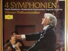 BRAHMS 4 SYMPHONIES-OVERTURES; BERNSTEIN, WIENER PHILHARMONIKER; DG DIGITAL 4LPS