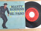 MARTY ROBBINS COUNTRY 45 + PIC SLEEVE EL PASO/RUNNING GUN BEAUTIFUL COPY