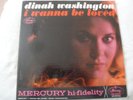 DINAH WASHINGTON I WANNA BE LOVED VINYL LP 1962 MERCURY RECORDS BLUE GARDENIA EX