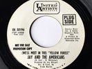 Rare Title JAY & THE AMERICANS Yellow Forest UNITED ARTISTS Promo 45 VG+