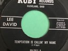 Northern Soul 45 Lee David - Temptation Is Calling My Name - Ruby Reissue