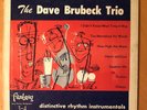 DAVE BRUBECK TRIO DISTINCTIVE RHYTHM INSTRUMENTALS FANTASY 3-4 GREEN VINYL 10