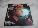 JOHNNY HALLYDAY 45T GABRIELLE / LE COEUR EN DEUX 6172 213 THE KING IS DEAD