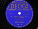 Milton Brown and His Brownies DECCA 5211 E+ PRE WAR COUNTRY / WESTERN SWING 78