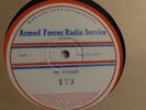 16-inch Transcription AFRS Hit Parade Program #173