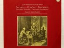 GUSTAV LEONHARDT - CPE BACH sonatas, rondos, fantasias PHILIPS 2xLPs EX++