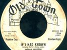 FREDDIE HOUSTON If I Had Known PROMO WLP NORTHERN SOUL 45 on OLD TOWN