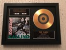 The Clash 'London Calling' limited edition, signed gold disc picture memorabilia
