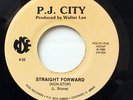 P.J. CITY-STRAIGHT FORWARD ON RISE MODERN SOUL FUNK 45-M-