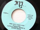 LITTLE JERRY JONES-SHE GOT GOOD ONE /DON'T PLAY GAME ON MJ 70'S SOUL 45-M-