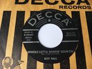 Rockabilly ROY HALL Whole Lotta Shakin' Goin' On / All By Myself DECCA 45 VG+