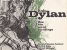 BOB DYLAN *ONE TOO MANY MORNINGS* 1966 UK CBS EP  FOLK ROCK