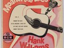 HANK WILLIAMS: Moanin’ the Blues US MGM Country 7” EP 45 Vol. 2 NM- Wax