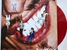 THE DARKNESS - PINEWOOD SMILE HAND SIGNED RED VINYL RECORD AUTOGRAPHED