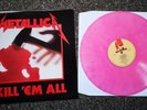 Metallica - Kill 'Em All, Pink Vinyl Reissue Near Mint