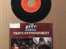 THE JAM THAT'S ENTERTAINMENT RARE DUTCH HOLLAND VINYL 45 W/PIC COVER PAUL WELLER