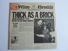 JETHRO TULL THICK AS A BRICK SECOND PRESS VINYL CHR1003 LP EXCELLENT CONDITION