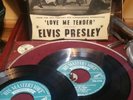 ELVIS PRESLEY 2x EP LOVE ME TENDER VERY RARE HMV 7EG8199 ORIGINAL 50s VINYL