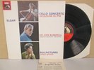 ASD 655 STEREO-JACQUELINE DU PRE- Elgar Cello Concerto/Sea Pic LP EX+ Barbirolli