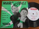 MARC ET ODILE RARE EP 33T 1958 JACQUES BREL GEORGES BRASSENS FISHER GUITREAU