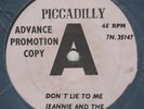 Jeannie and Big Guys Don't lie to me Piccadilly 7N.35147 VG+ Demo