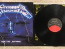 METALLICA - RIDE THE LIGHTNING LP Record 1984 ELEKTRA For Whom The Bell Tolls
