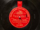 FRANCESCO TAMAGNO Red G&T 52675 OPERA 78rpm OTELLO Ora E Per Sempre Addio Sante