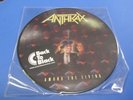 ANTHRAX AMONG THE LIVING VINYL PICTURE DISK RARE HEAVY METAL RECORD LP (EX/M)