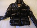 bomber piumino UOMO  MONCLER ORIGINALE nero lucido  misura 5 / xl / 54cm