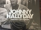 JOHNNY HALLYDAY mon pays c'est l'amour vinyle NOIR ?? édition Limité  RARE