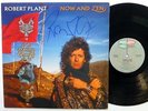 ROBERT PLANT Now and zen LP AUTOGRAPHED rock  Pc14