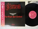 SAXON LIVE/THE EAGLE HAS LANDED CARRERE P-11227 Japan OBI VINYL LP