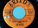 RARE Rockabilly JIM WILSON & THE FLARES Have A Tear On Me REED Original 45 VG+