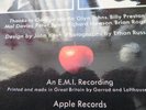 The Beatles Let It Be PCS 7096 UK 1970 RED APPLE ON REAR COVER