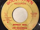 Jim Dickinson Monkey Man Shake Em On Down Southtown 7” 45rpm Rare