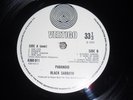 Black Sabbath PARANOID 1970 SECOND VERTIGO issue  Solid copy with inner