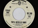 70s Soul 45 - Gerald Sims - You'll Never Be Sorry - Warner Bros. - mp3