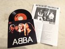 ABBA *THE DAY BEFORE YOU CAME* 7'' 1982 RADIO COPY WITH PRESS RELEASE PORT. EXC