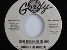 Northern Soul 45 MARTHA & THE VANDELLAS You've Been In Love GORDY promo HEAR