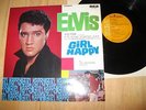 ELVIS PRESLEY-GIRL HAPPY LP-ROCK'N'ROLL CHUCK BERRY-JAPANESE PRESSING