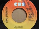 BRUCE SPRINGSTEEN - Cover Me / Im On Fire - RARE COSTA RICA 45