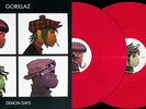 VMP GORILLAZ DEMON DAYS TRANSLUCENT RED COLOURED VINYL SEALED MINT + STICKERS