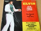 Elvis 45 It's Only Love/The Sound of Your Cry RCA 48-1017 1971 w/ Picture Sleeve