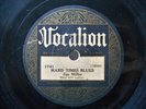 '33 Depression Slide-git Blues 78 BUDDY MOSS -Hard Time Blues / Hard Road *HEAR