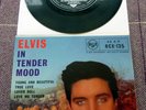ELVIS PRESLEY, ELVIS IN TENDER MOOD, 1964 UK BLACK/SILVER RCA VICTOR MONO E.P.